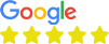 Google Icon With 5 Yellow Stars